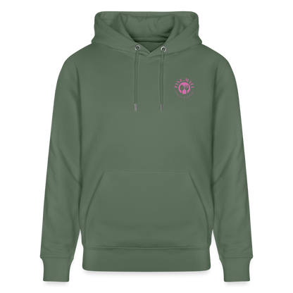 FOOD LOVE Unisex Bio-Hoodie DIGGA - Tanngrün