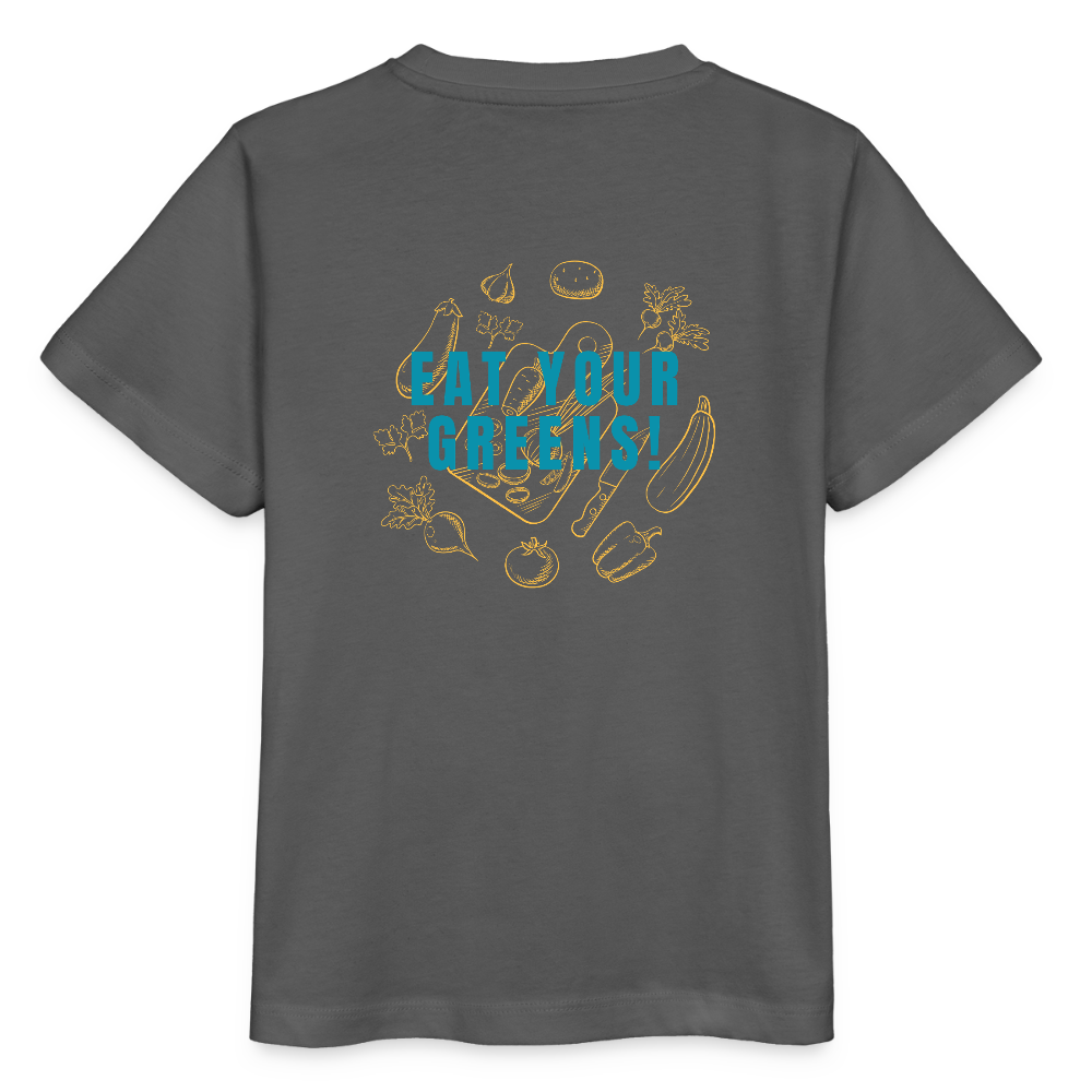 GASTROKIDS Kinder T-Shirt FOOD PLANET - Anthrazit
