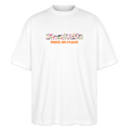 FINE MAFI Oversized Unisex Bio T-Shirt Mise En Place Bunt - Weiß