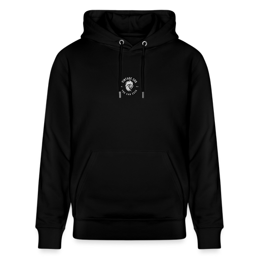 Bio Relaxed Hoodie Coq au Vin - Schwarz