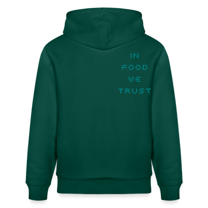 FINE.MAFI in Food we Trust Unisex Organic Hoodie - Forest