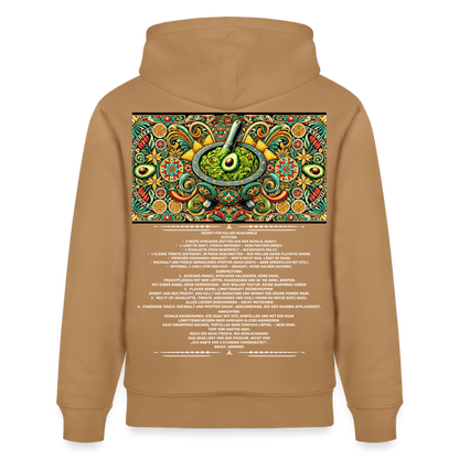 FOOD LOVE Unisex Bio-Hoodie Guaca - Karamell 