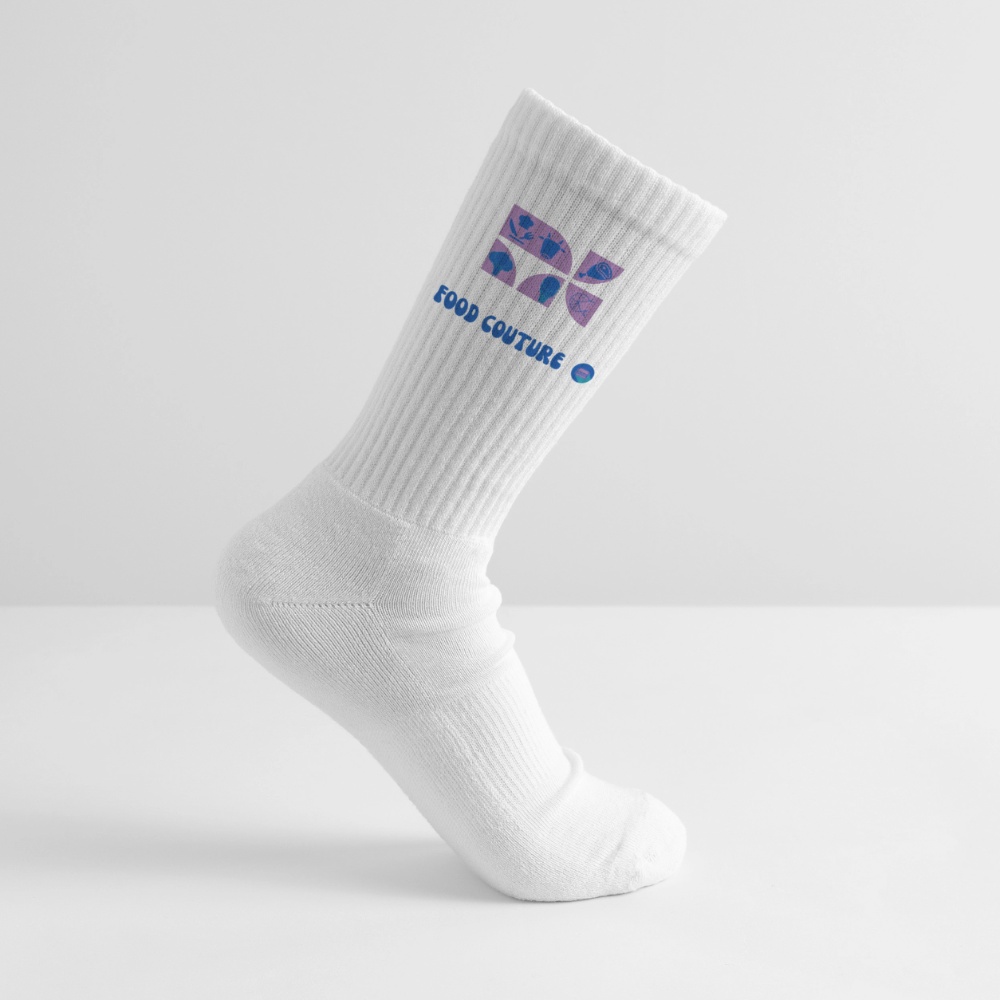 Food Couture Tennissocken - Weiß