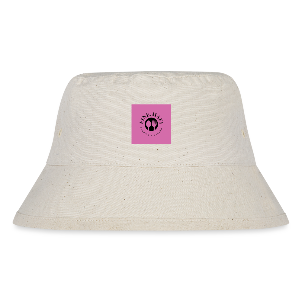 FINE.MAFI recycelter Bucket Hat - Naturweiß