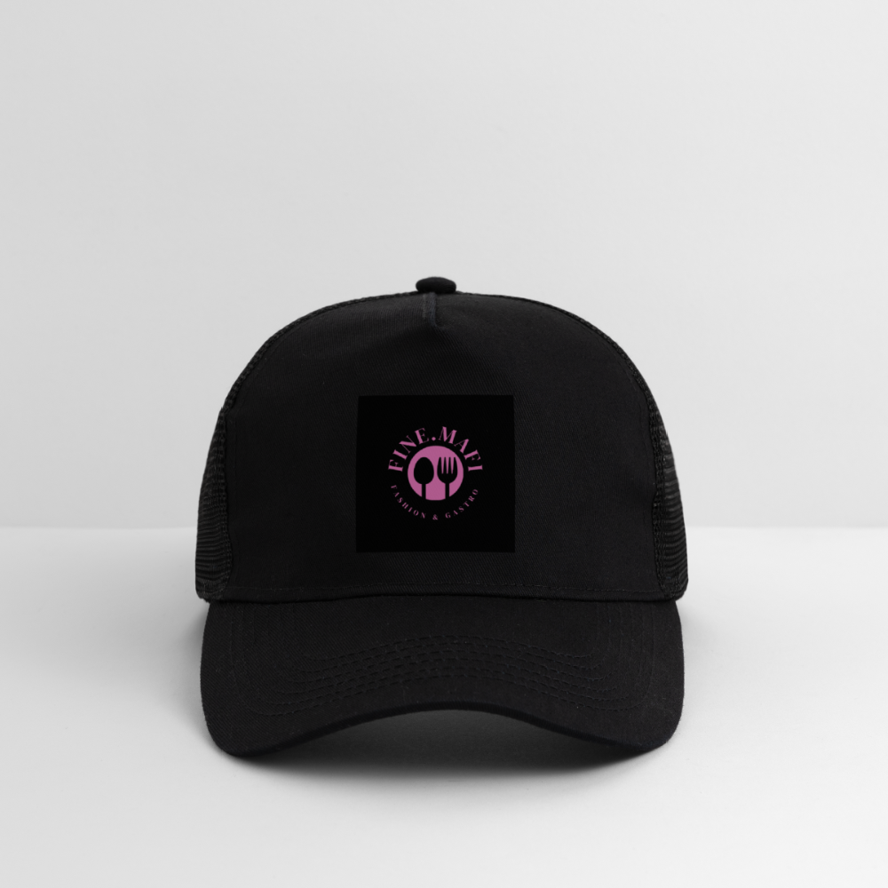 Trucker Cap - Schwarz/Schwarz