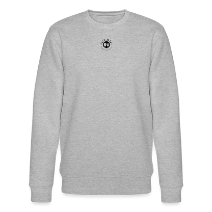 FOOD LOVE Unisex Oversize Bio-Sweatshirt Hummus - Grau meliert