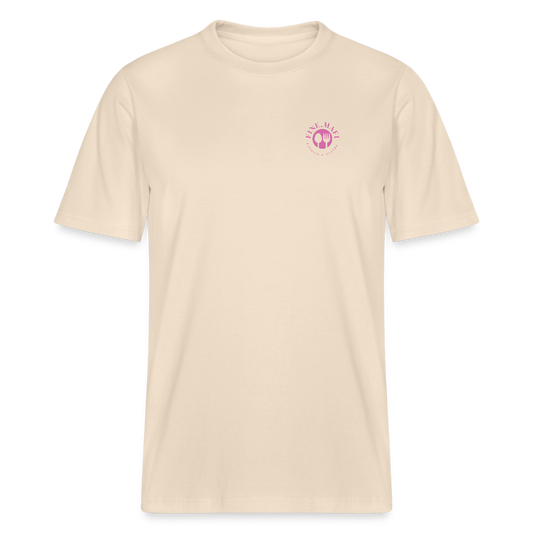 FINE.MAFI Relaxed Fit Unisex Bio-T-Shirt Zero Waste - Weißgrau