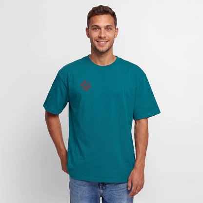 Vanlife Unisex Premium Oversized Bio T-Shirt Coffee - Petrol