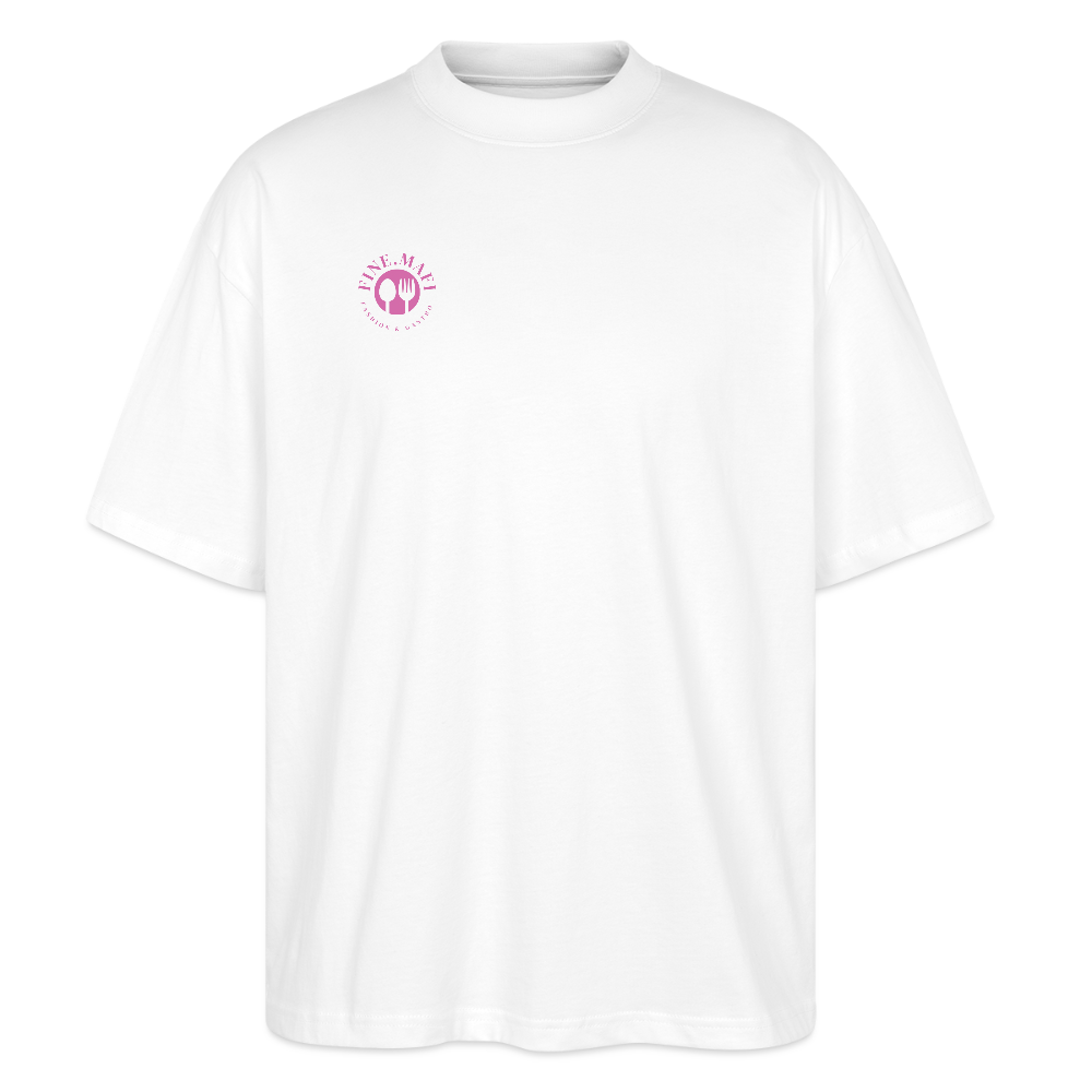 FOOD LOVE Unisex Oversize Bio-T-Shirt DIGGA - Weiß