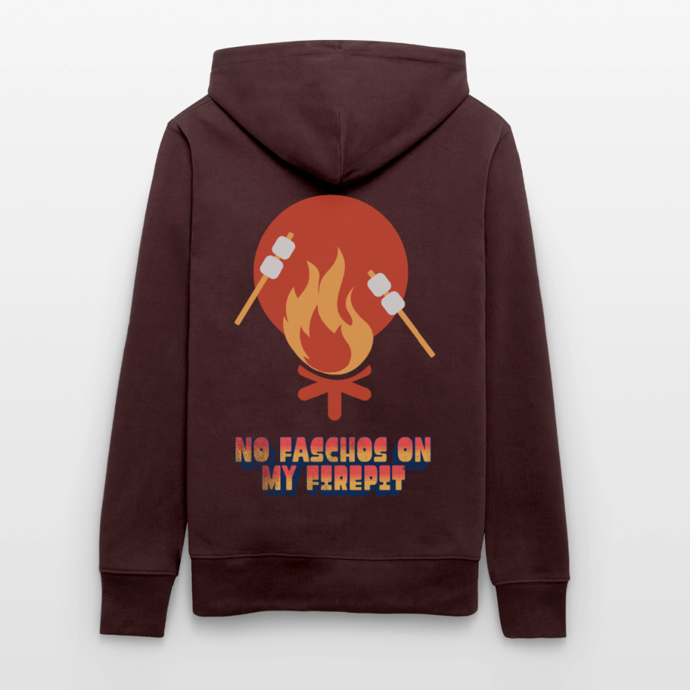 Vanlife Unisex Bio-Hoodie Firepit - Maroon