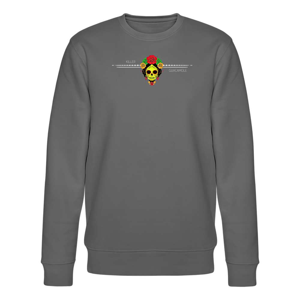FOOD LOVE Unisex Bio-Sweatshirt Guaca - Anthrazit