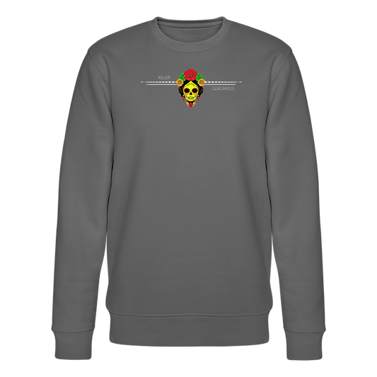FOOD LOVE Unisex Bio-Sweatshirt Guaca - Anthrazit