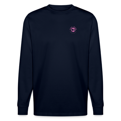 FOOD LOVE  Unisex Bio-Langarmshirt Digga - Navy