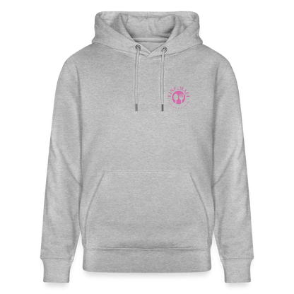 FOOD LOVE Unisex Bio-Hoodie DIGGA - Grau meliert