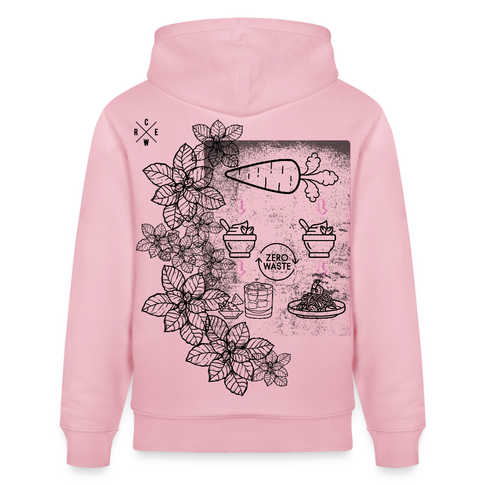 FINE.MAFI Unisex Bio-Hoodie Zero Waste - Hellrosa