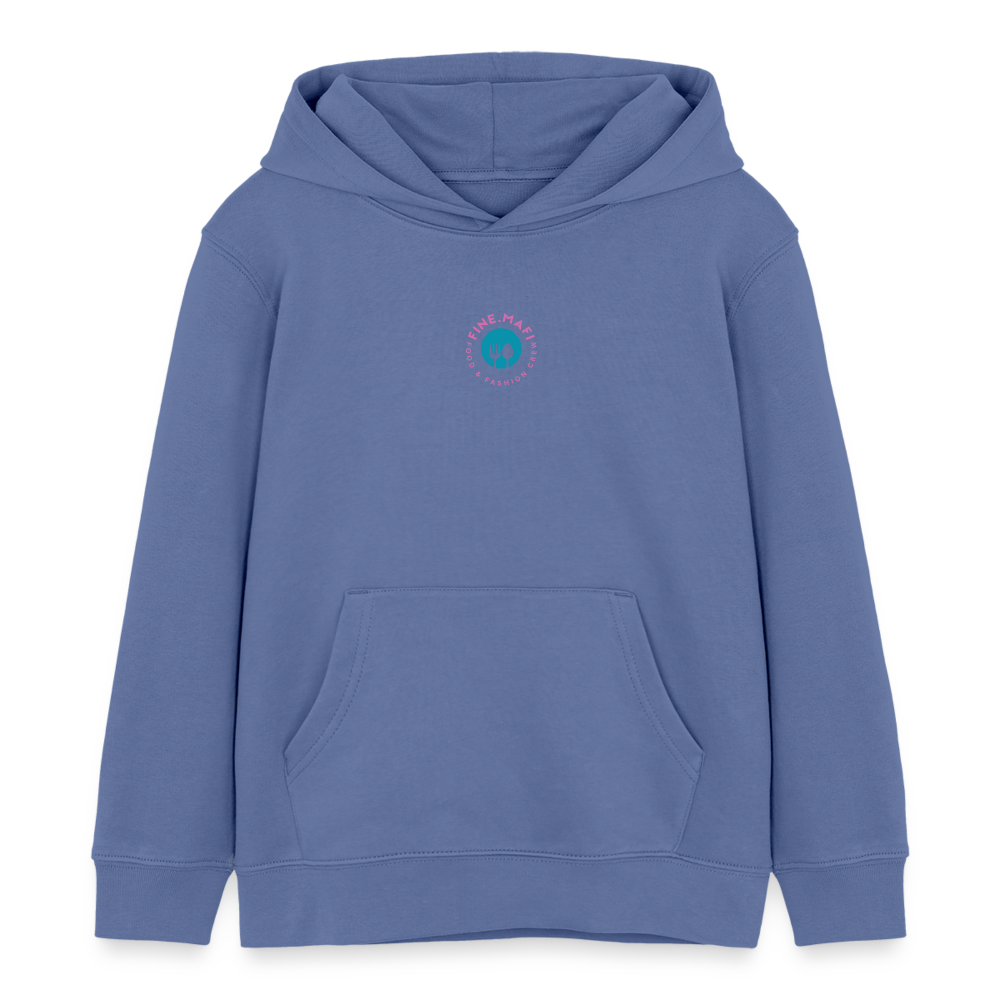 GASTROKIDS Kinder Bio-Hoodie CREW - Blau