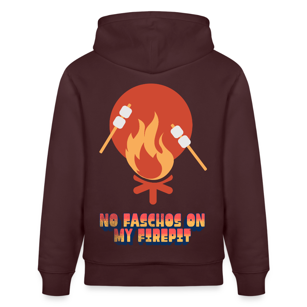 Vanlife Unisex Bio-Hoodie Firepit - Maroon