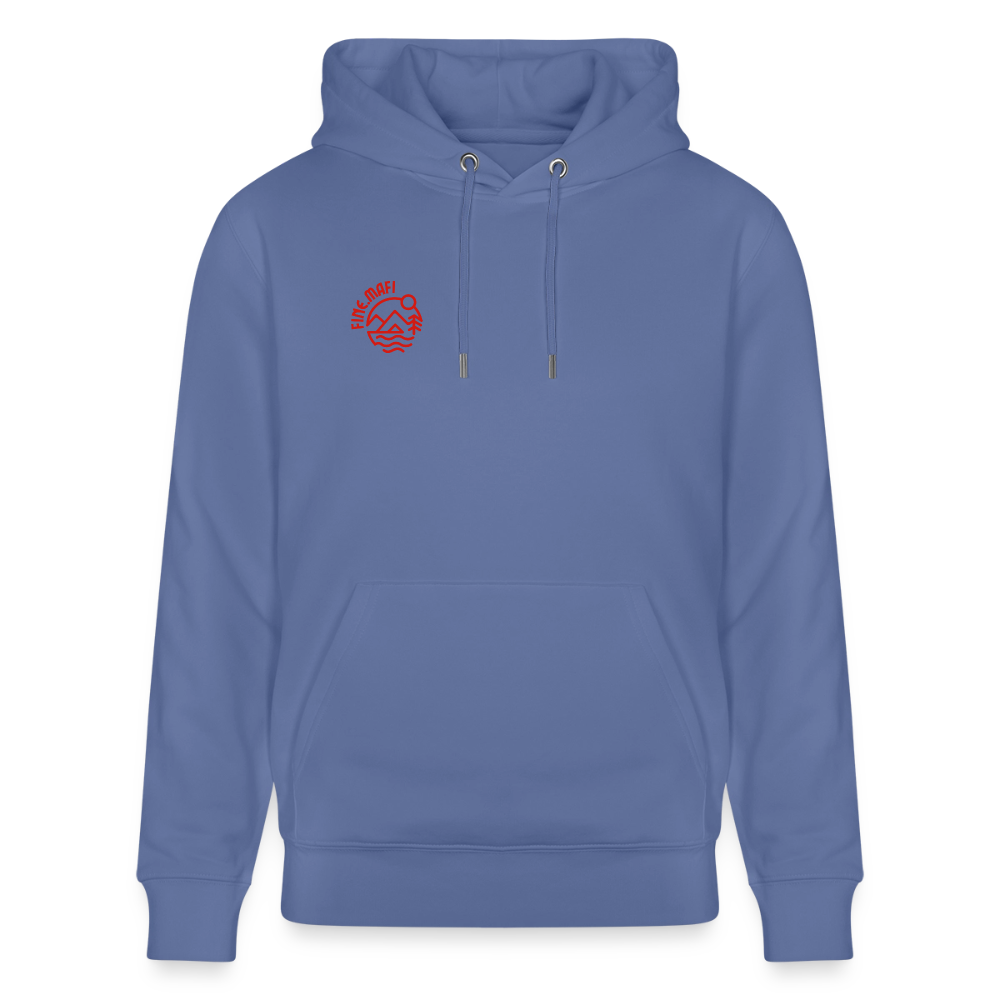 Vanlife Unisex Bio-Hoodie Coffee - Blau