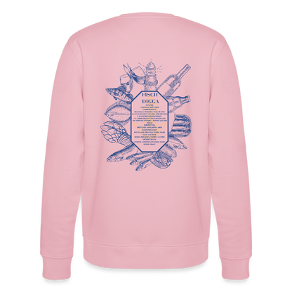 FOOD LOVE Unisex Bio-Sweatshirt DIGGA - Hellrosa
