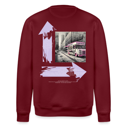 FINE.MAFI Unisex Bio-Sweatshirt  CW - Burgunderrot