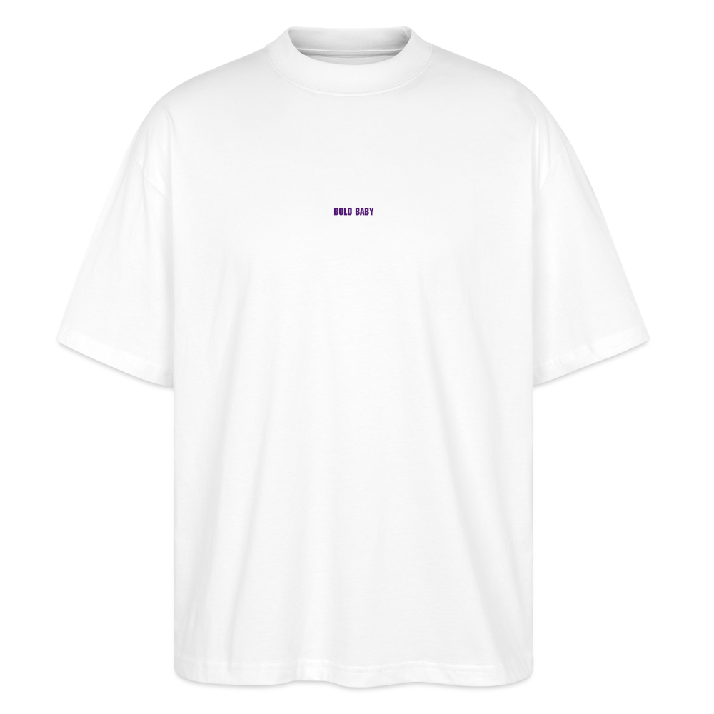 FOOD LOVE Unisex Oversize Bio-T-Shirt Bolo - Weiß