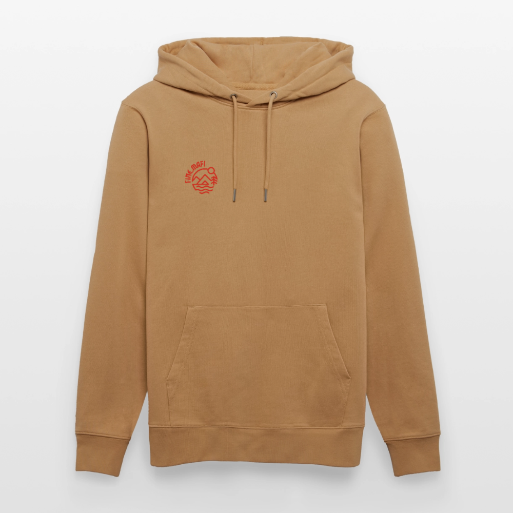 Vanlife Unisex Bio-Hoodie Coffee - Karamell 