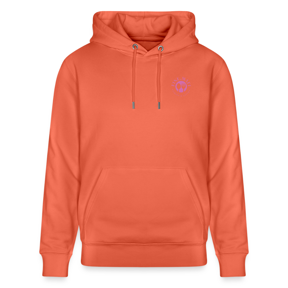 FOOD LOVE Unisex Bio-Hoodie DIGGA - Hellrot