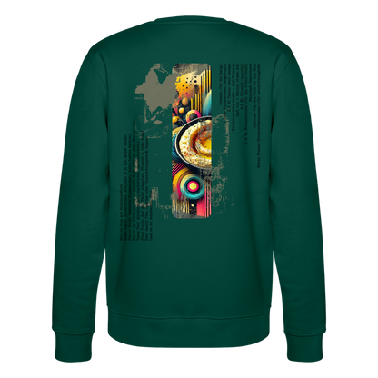 FOOD LOVE Unisex Oversize Bio-Sweatshirt Hummus - Forest