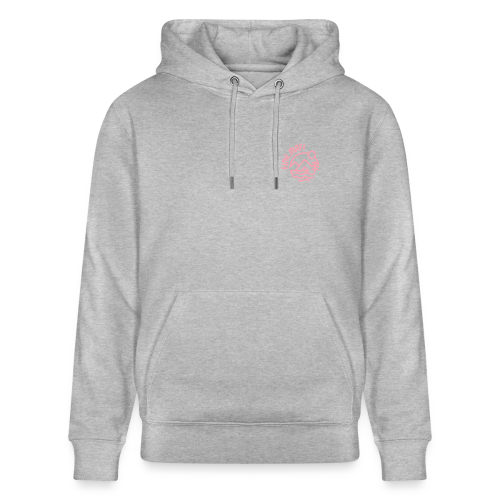 Vanlife Unisex Bio-Hoodie F.CK Normal - Grau meliert