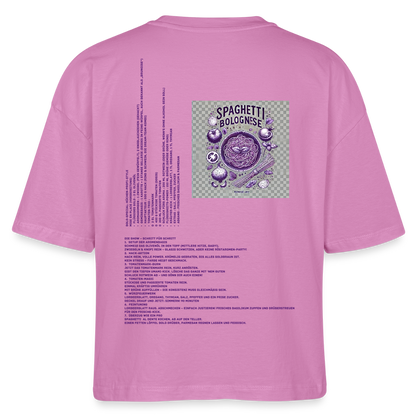 FINE.MAFI Frauen Boxy Bio-T-Shirt Bolo - Pink