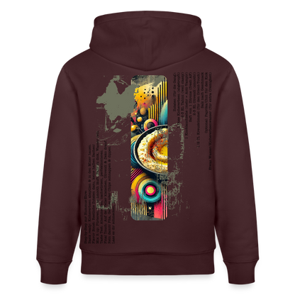 FOOD LOVE Unisex Bio-Hoodie Hummus - Maroon