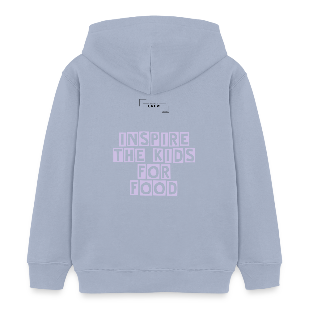 Gastrokids Unisex Organic Hoodie Crew - Lavendel-Violett