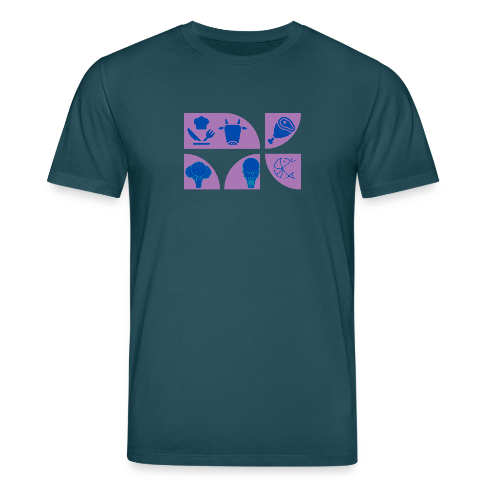 Food Couture Unisex Bio-T-Shirt - Dunkles Petrol