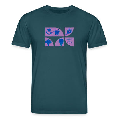 Food Couture Unisex Bio-T-Shirt - Dunkles Petrol