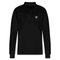 Food Couture Unisex Bio-Langarm-Poloshirt - Schwarz