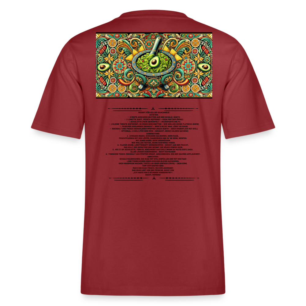 FOOD LOVE Männer Bio-T-Shirt Guaca - Erdrot