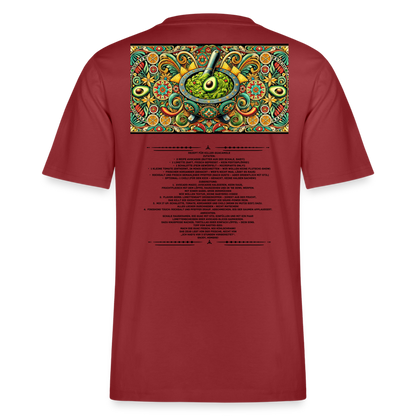 FOOD LOVE Männer Bio-T-Shirt Guaca - Erdrot