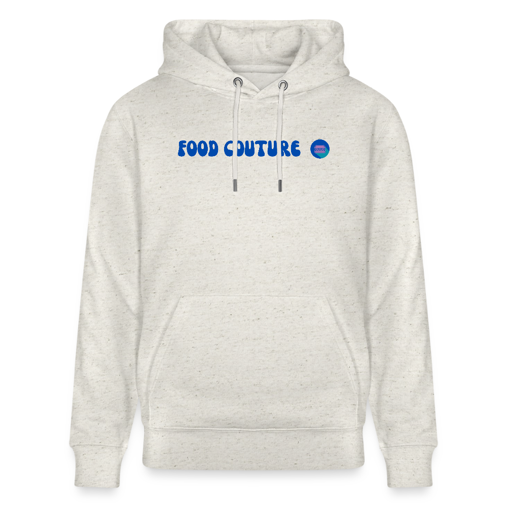 Food Couture Unisex Bio-Hoodie - Beige meliert