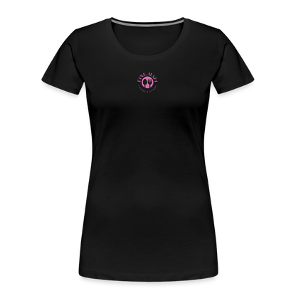FOOD LOVE Frauen Premium Bio T-Shirt DIGGA - Schwarz