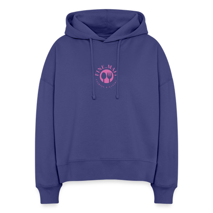 Food Couture Boxy Frauen Bio Hoodie - Dämmerung