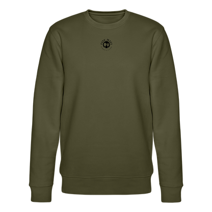 FOOD LOVE Unisex Oversize Bio-Sweatshirt Hummus - Khaki