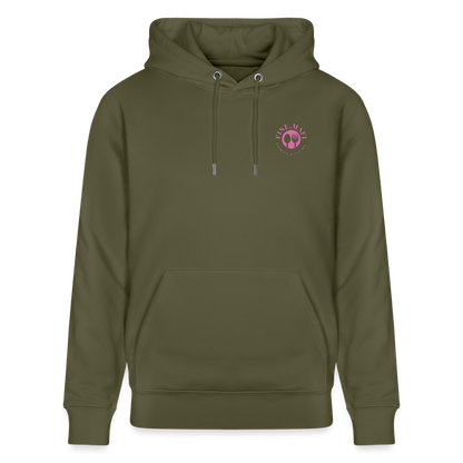 FOOD LOVE Unisex Bio-Hoodie DIGGA - Khaki Grün