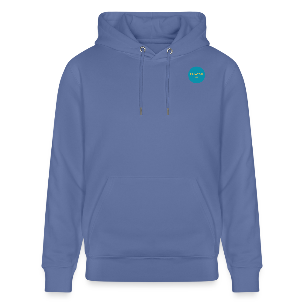 FINE.MAFI in Food we Trust Unisex Organic Hoodie - Blau