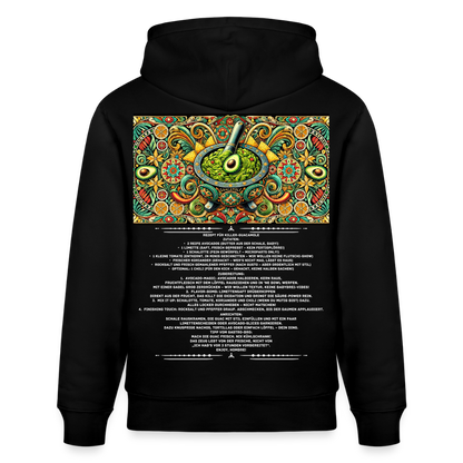FOOD LOVE Unisex Bio-Hoodie Guaca - Schwarz