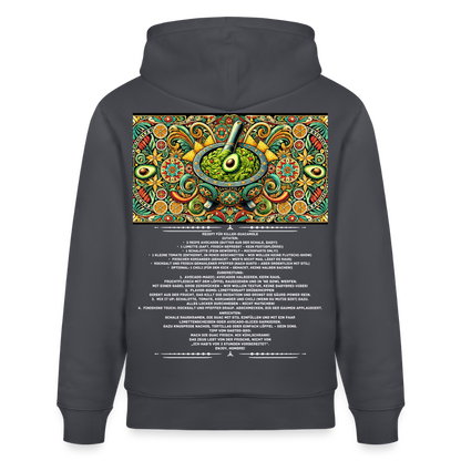 FOOD LOVE Unisex Bio-Hoodie Guaca - Indigoblau