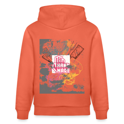 FINE.MAFI Bio Relaxed Hoodie CREW - Hellrot