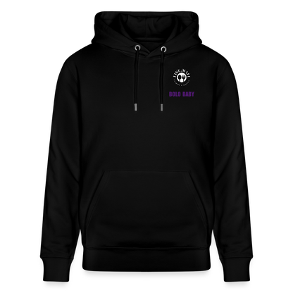 FOOD LOVE Unisex Bio Hoodie Bolo Stile - Schwarz