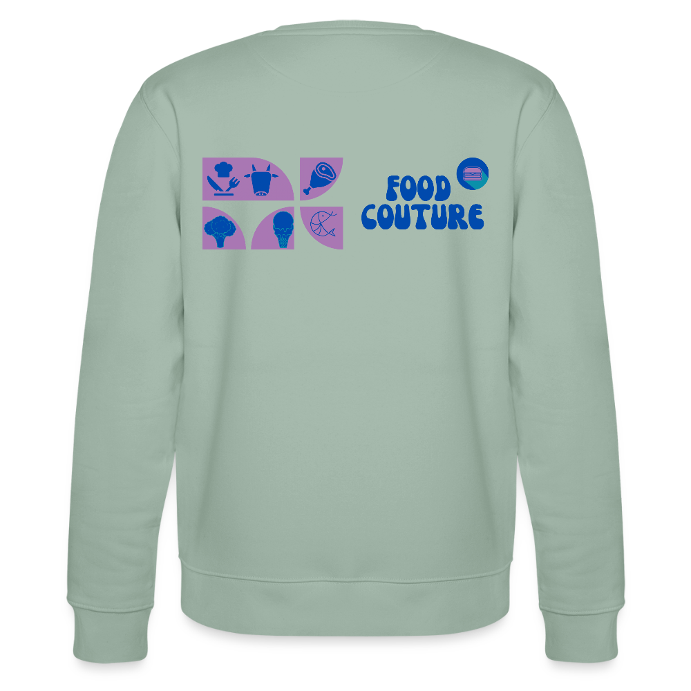 Food Couture Unisex Bio-Sweatshirt - Helles Graugrün