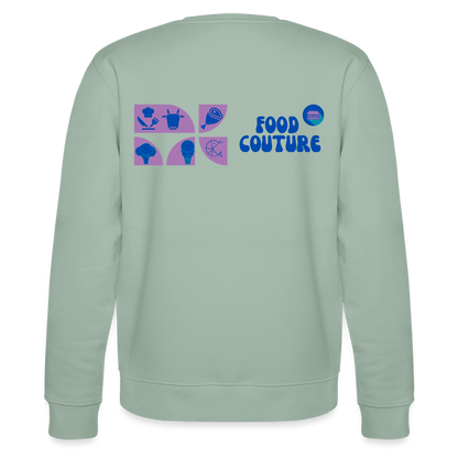 Food Couture Unisex Bio-Sweatshirt - Helles Graugrün