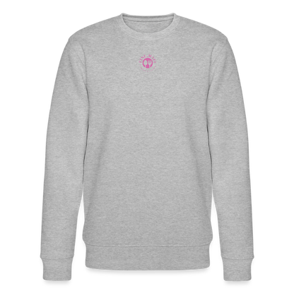 FOOD LOVE Unisex Bio-Sweatshirt DIGGA - Grau meliert